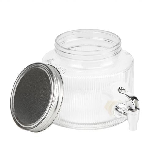 Диспенсер з краном на підставці скляний 2,5 л (90301) - фото 6 Диспенсер з краном на підставці скляний 2,5 л (90301) - фото 6