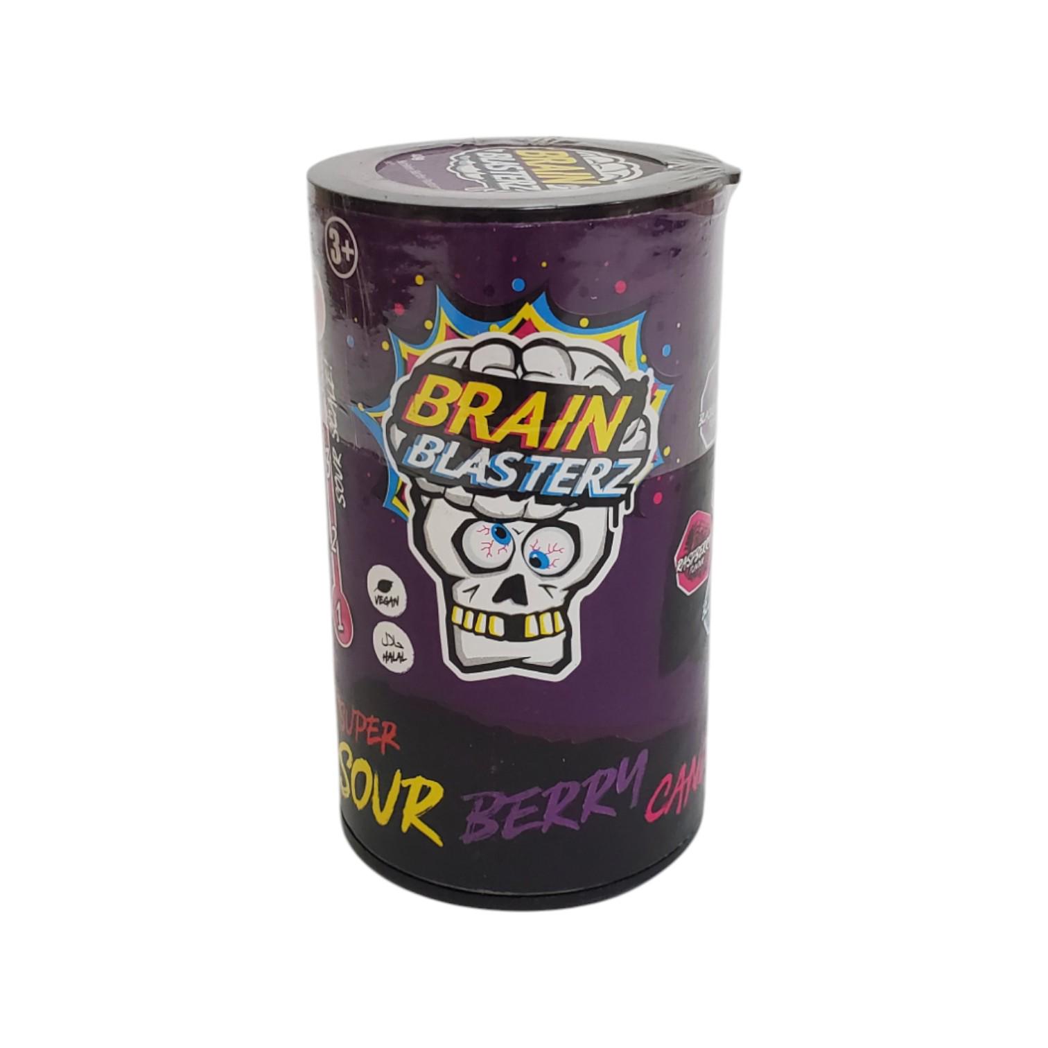 Конфеты ягодные суперкислые Brain Blasterz с черной смородиной/малиной/клубникой 48 г (AF38398)