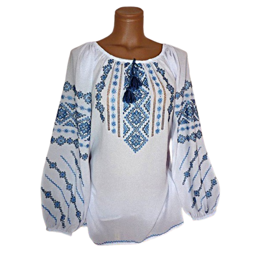 Вышиванка авторская женская р. 60 Белый (77720601)