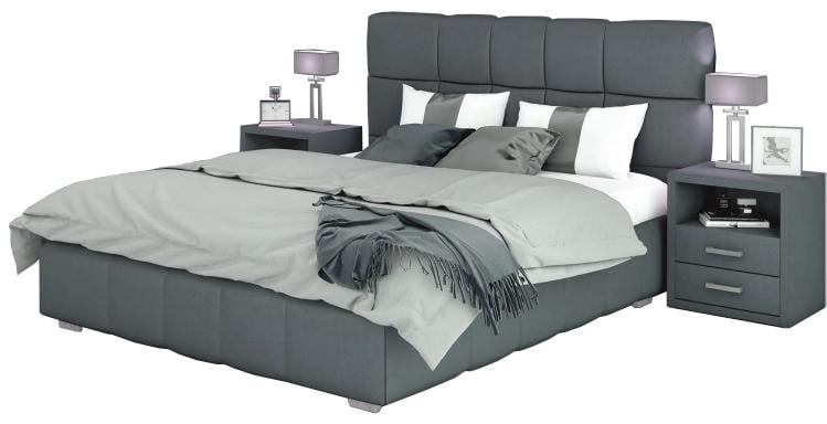 Кровать Престиж 160х200 см Allure Grey