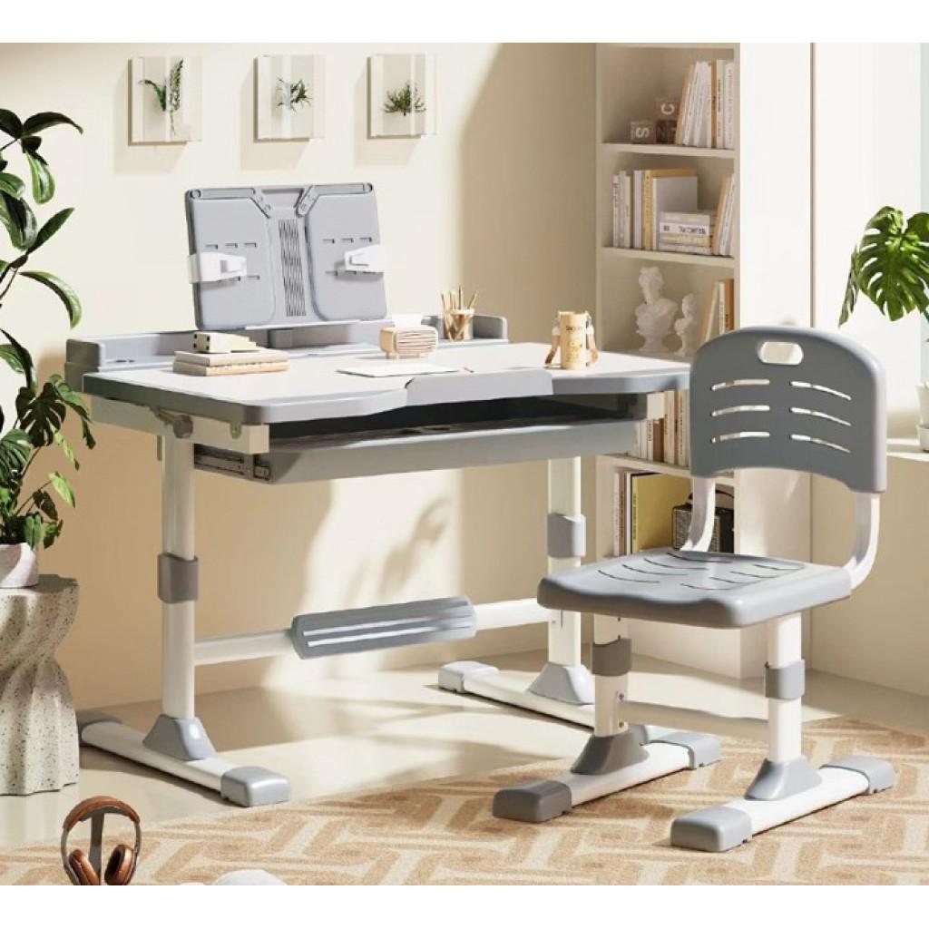 Парта шкільна Spoko SP-09 з лампою та сидінням Сірий (4240104512)