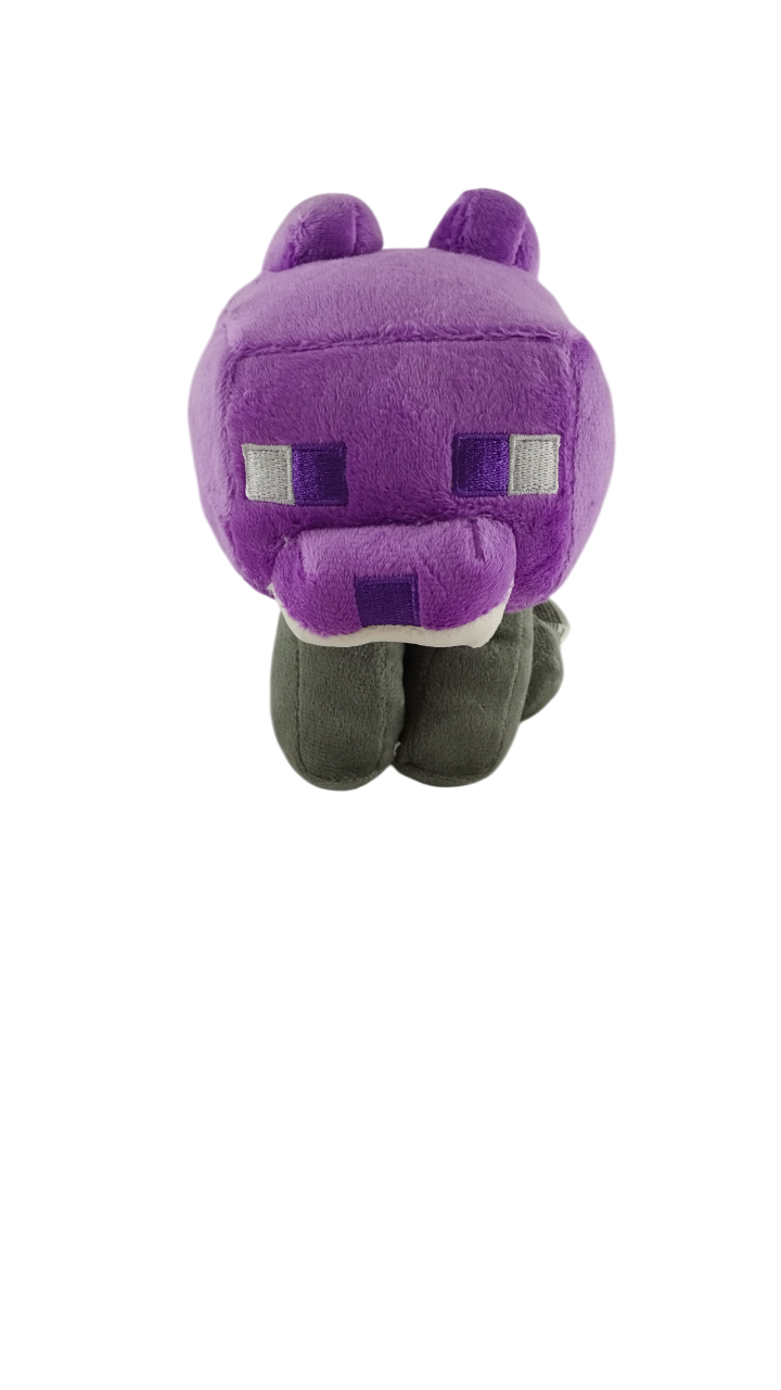 Мягкая игрушка Minecraft Леопард 22 см Фиолетовый (000004)