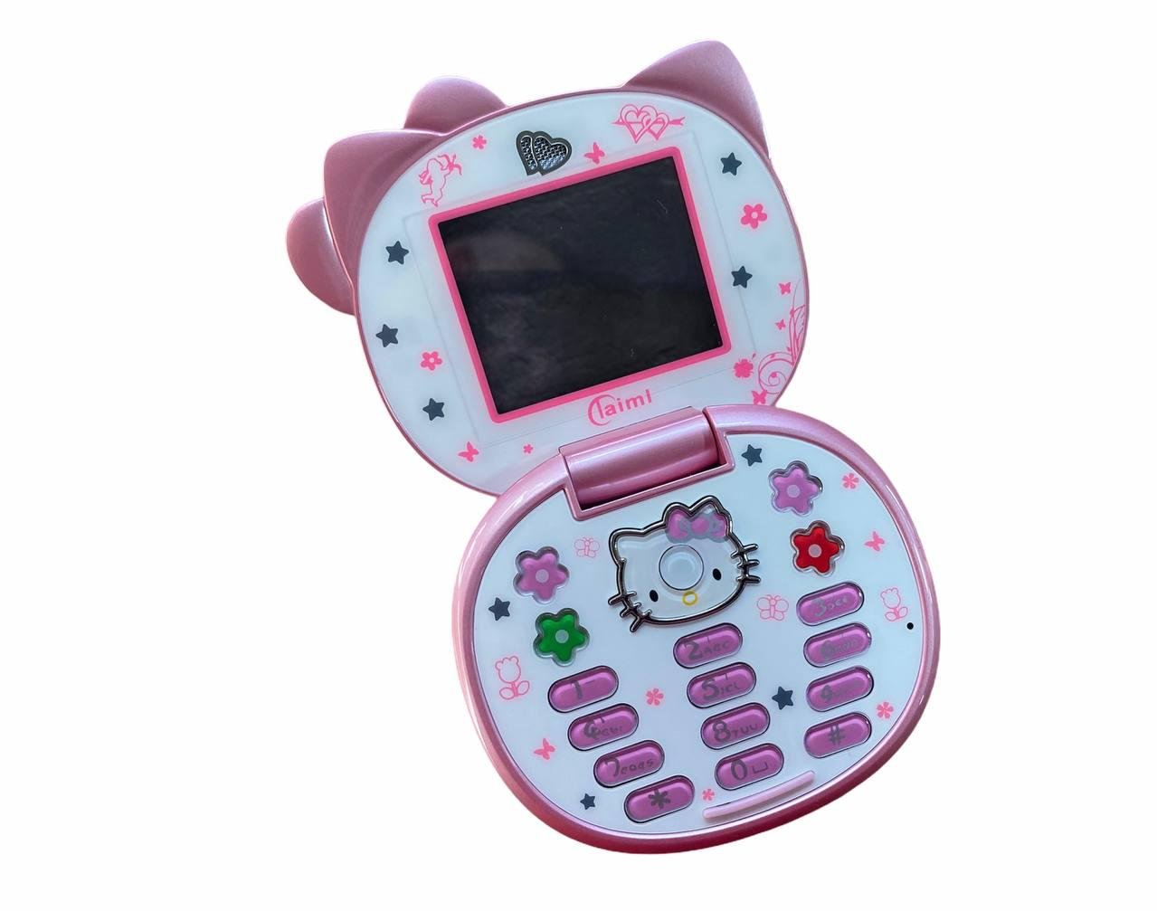 Дитячий міні мобільний телефон Hello Kitty Т99 GSM 900/1800 МГц Рожевий