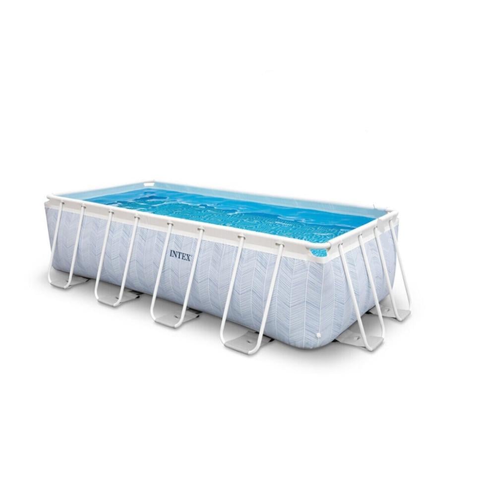 Басейн каркасний Intex 400х200х100 см 6836 л Сірий (BL-123-B-101)
