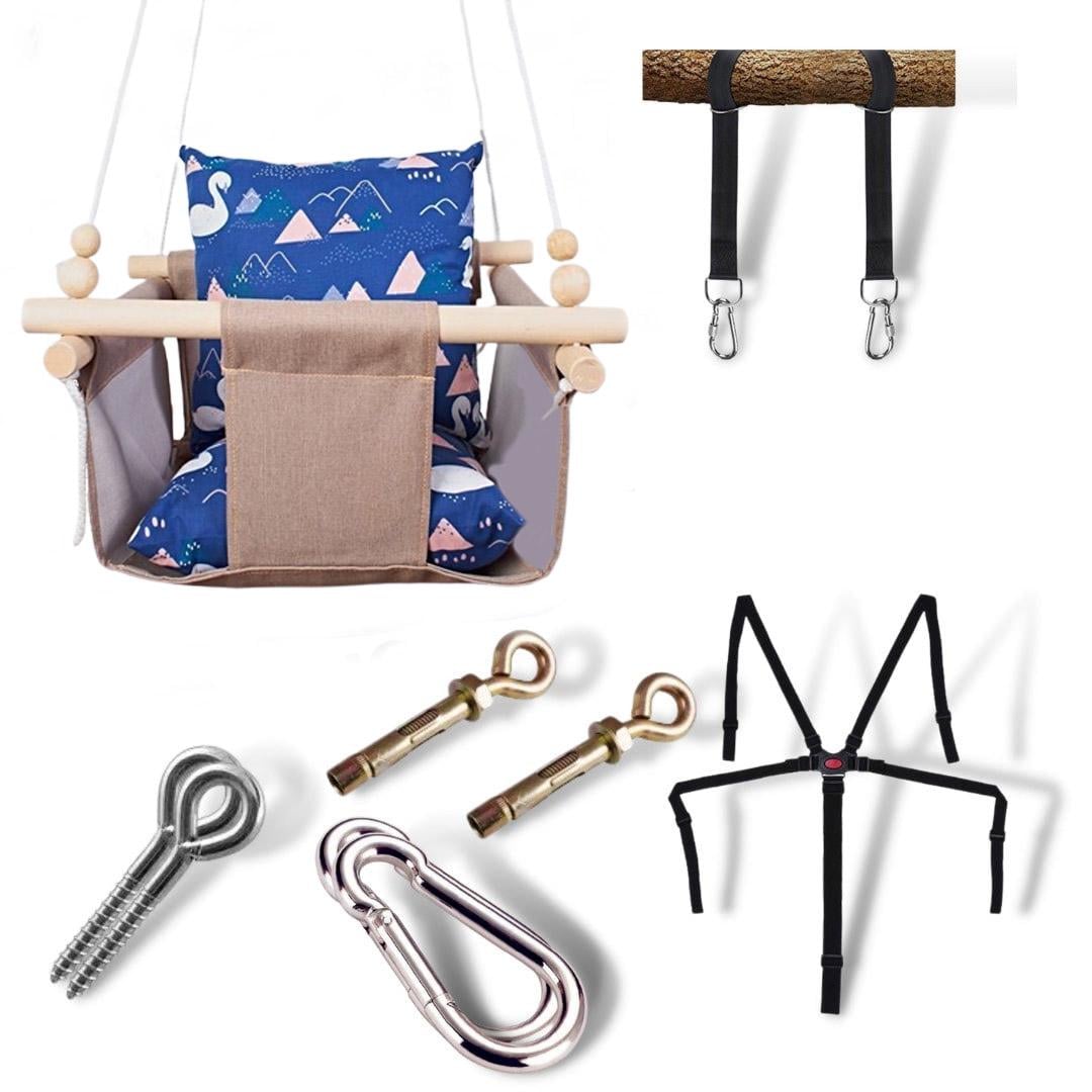 Детская качеля Infancy Лебеди Бежевый (9673414) Детская качеля Infancy Лебеди Бежевый (9673414)