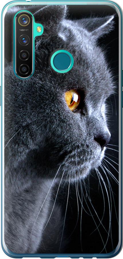 Чехол на Realme 5 Pro Красивый кот (3038u-1861-42517)