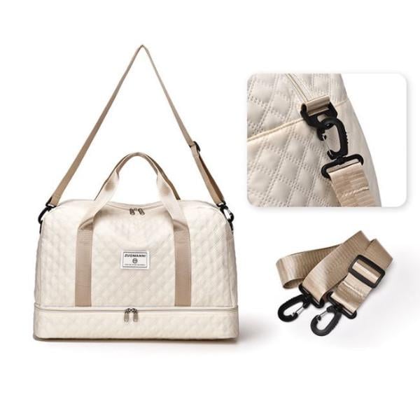 Дорожня сумка з відсіком для взуття ZuoManNi водонепроникна 50x25x30 см М'ятний (М2900331) - фото 9