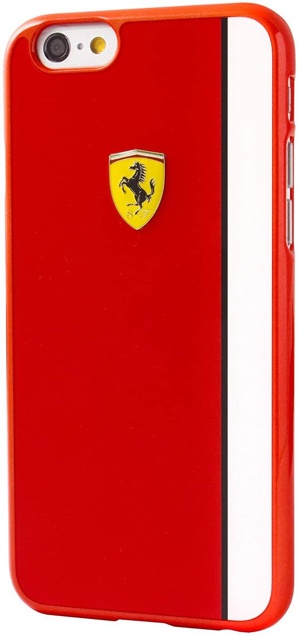 Чохол-накладка Ferrari Scuderia Hard Case for iPhone 6/6S Red Glossy&White (FELIHCP6RE)