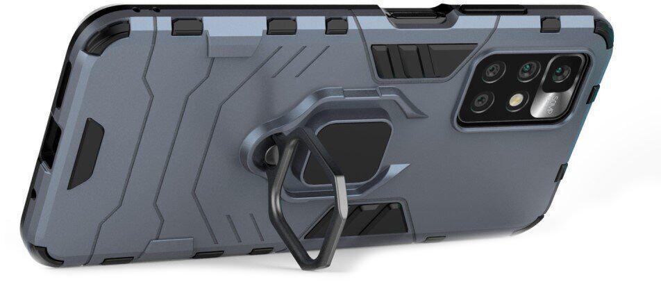 Противоударный чехол Transformers для Xiaomi Redmi 10 (подставка кольцо) Graphite (24143-40) - фото 2 Противоударный чехол Transformers для Xiaomi Redmi 10 (подставка кольцо) Graphite (24143-40) - фото 2