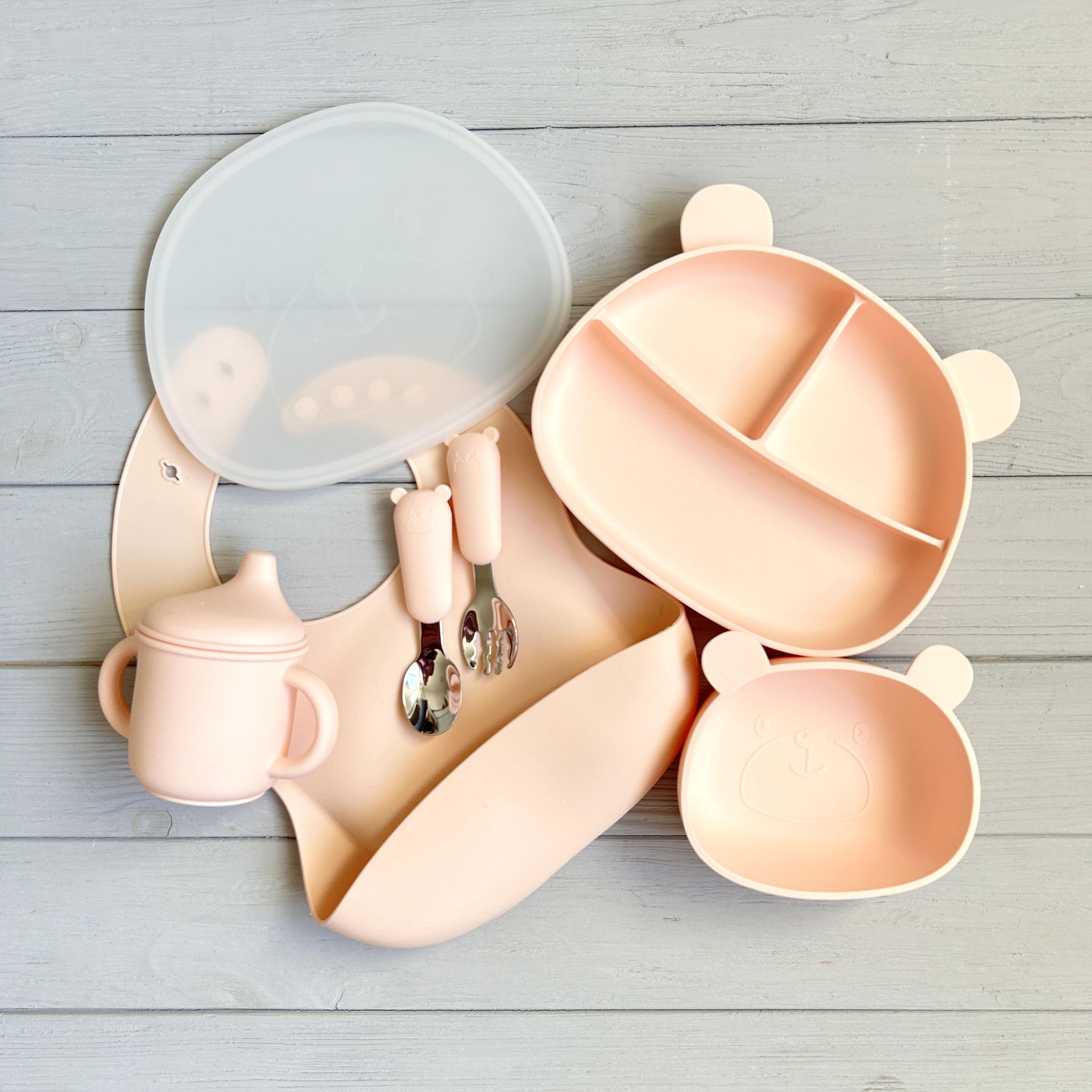 Детская посуда силиконовая Мишка BPR img_e9230 Y4 Розовый (65531) - фото 2 Детская посуда силиконовая Мишка BPR img_e9230 Y4 Розовый (65531) - фото 2