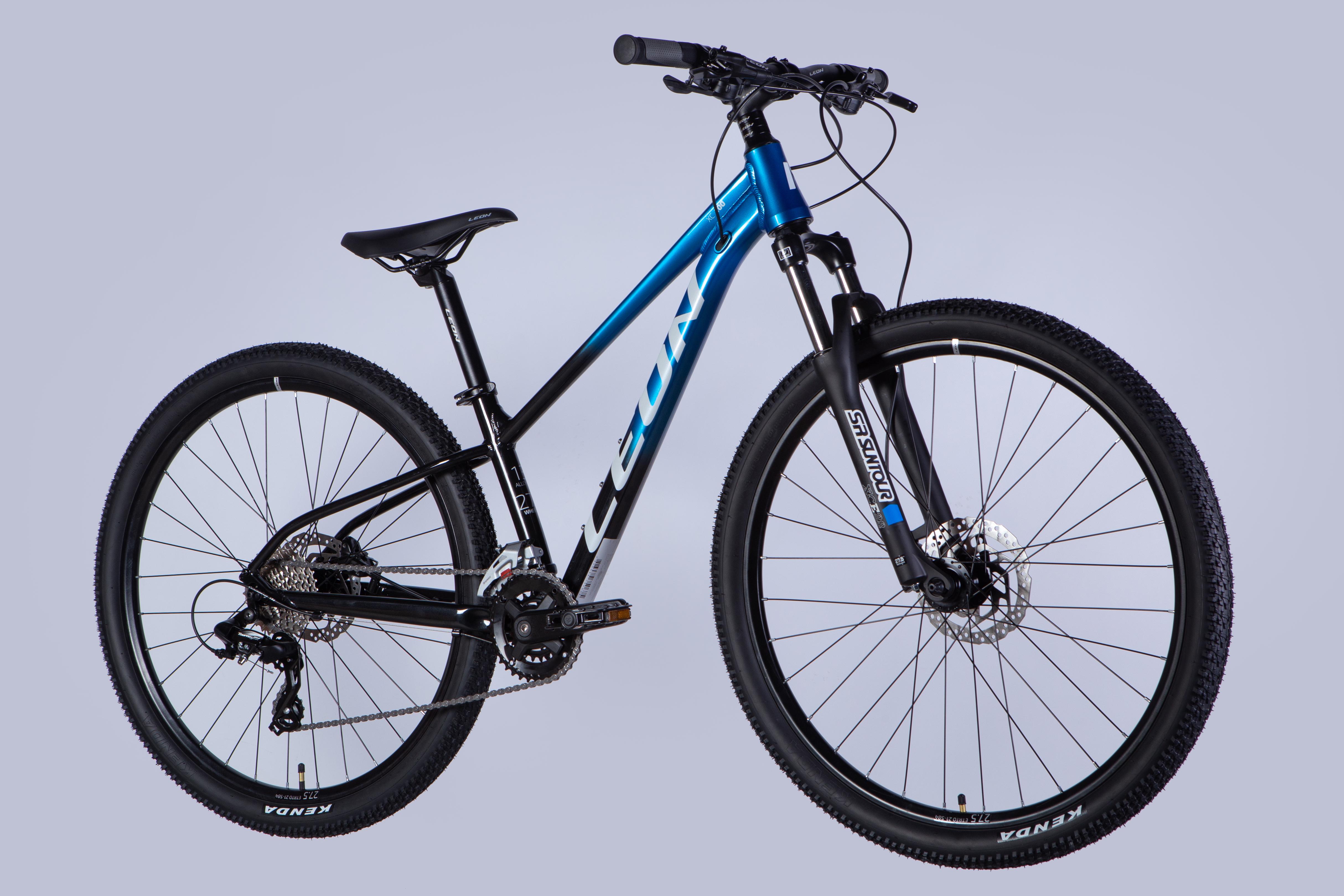 Велосипед Leon 2025 XC 100 HDD AL 27,5" рама 13" Синий с черным (OPS-LN-27,5-036) - фото 4 Велосипед Leon 2025 XC 100 HDD AL 27,5" рама 13" Синий с черным (OPS-LN-27,5-036) - фото 4