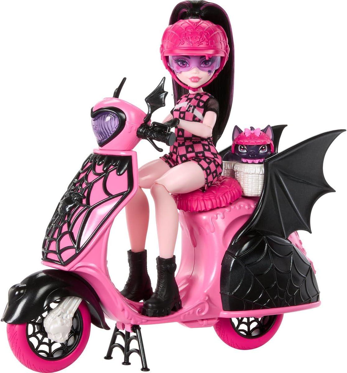 Кукла Monster High Draculaura Scooter Set (29881773) - фото 4