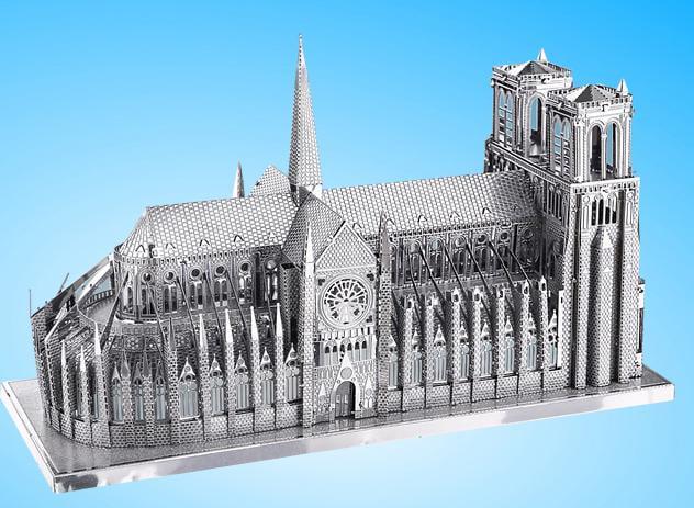 Колекційна модель PIECECOOL NOTRE DAME CATHEDRAL PARIS P016-S Silver - фото 4 Колекційна модель PIECECOOL NOTRE DAME CATHEDRAL PARIS P016-S Silver - фото 4
