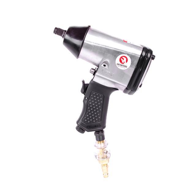 Гайковерт пневматичний Intertool PT-1101 + набір головок 17 пр. 1/2" (108610)