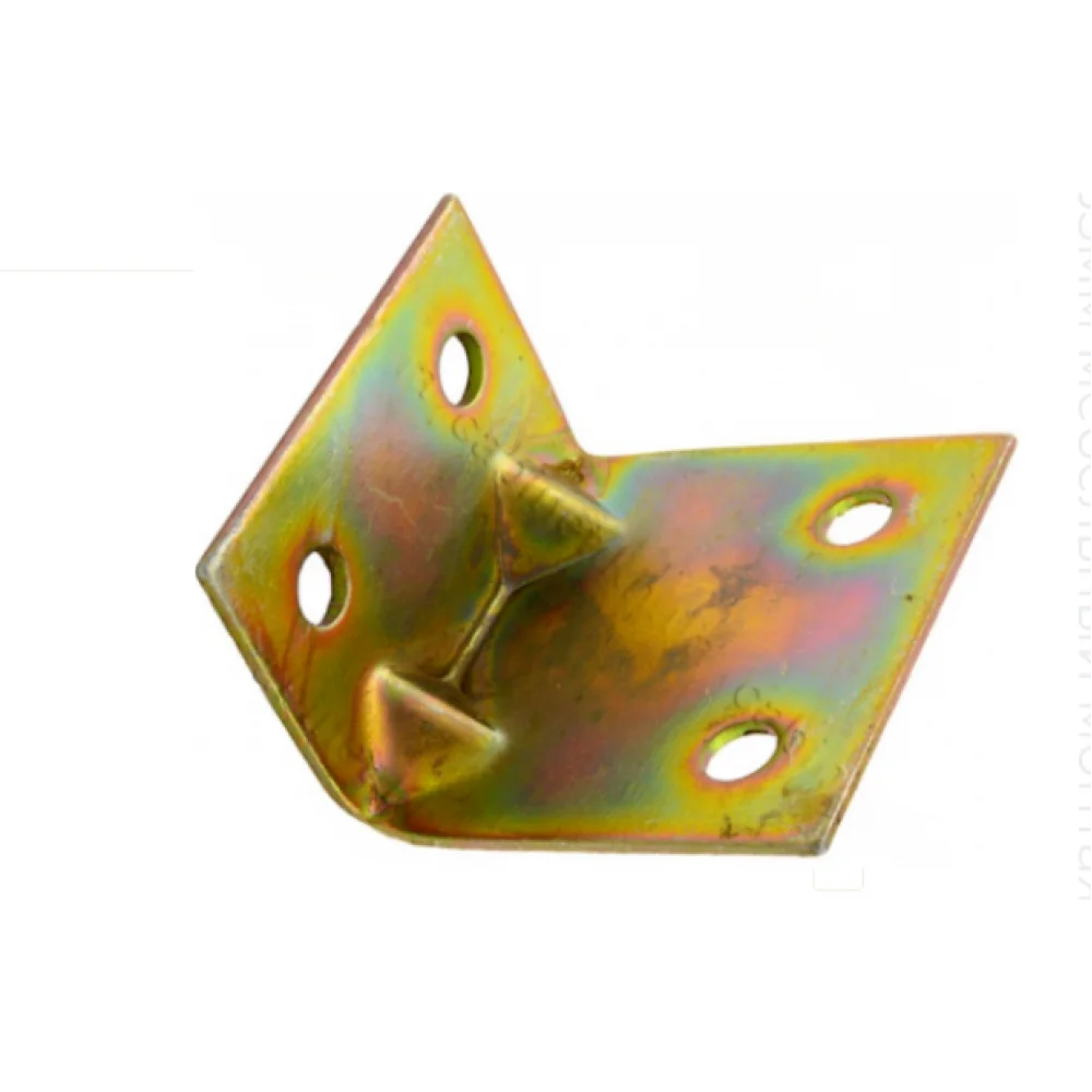 Кутник ХЗШП кріпильний оцинкований монтажний 30х20х35 мм (UK0741) Кутник ХЗШП кріпильний оцинкований монтажний 30х20х35 мм (UK0741)