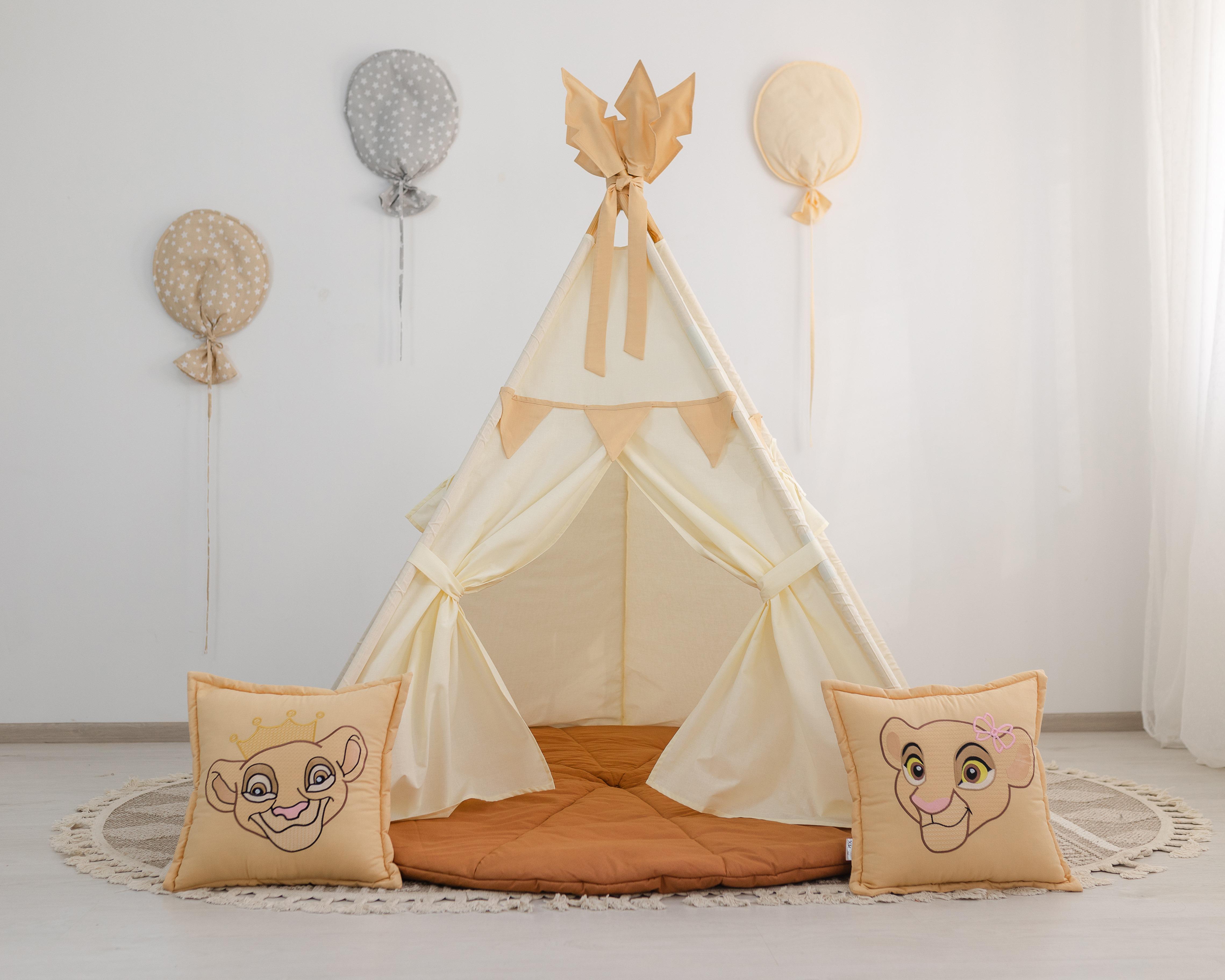 Вігвам для дитини Король Лев з об'ємним ковриком (0001986) - фото 2 Вігвам для дитини Король Лев з об'ємним ковриком (0001986) - фото 2