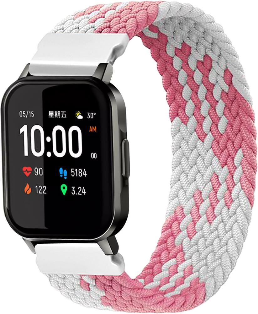 Ремінець Solo Loop Multi для Haylou Smart Watch 2 (LS02) 145 мм Pink White (26298-52)