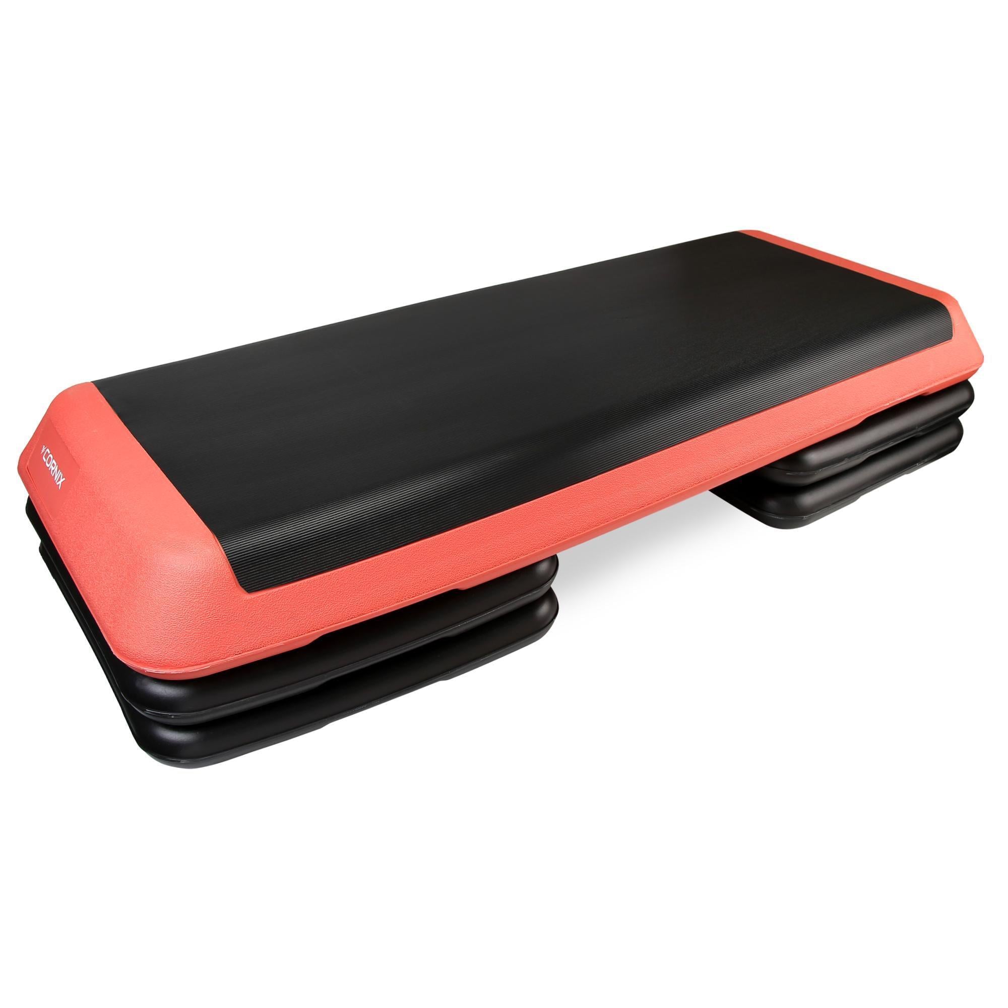 Степ-платформа 3-ступінчаста Cornix Pro XR-0404 109x41x10-20 см Black/Red