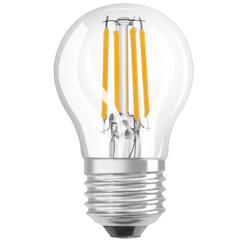 Лампа філаментна Osram 5,5 Вт E27 806lm 2700К 77 мм ⌀ 45 мм IP20 (4058075434882)