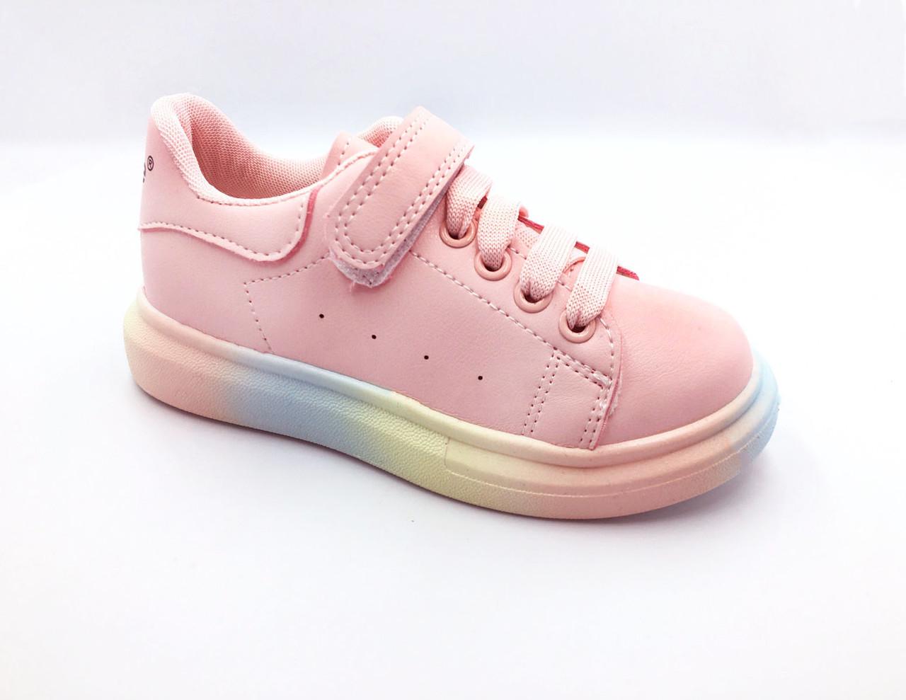 Кеди для дівчаток Clibee L-502/26 р. 26 Рожевий