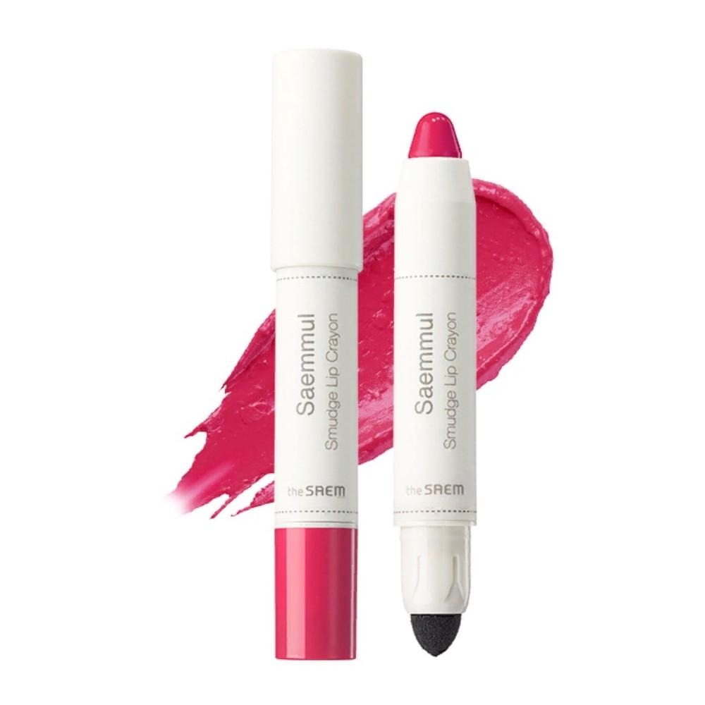 Помада-карандаш для губ The Saem Saemmul Smudge Lip Crayon PK02 3,5 г (8806164135471) - фото 2