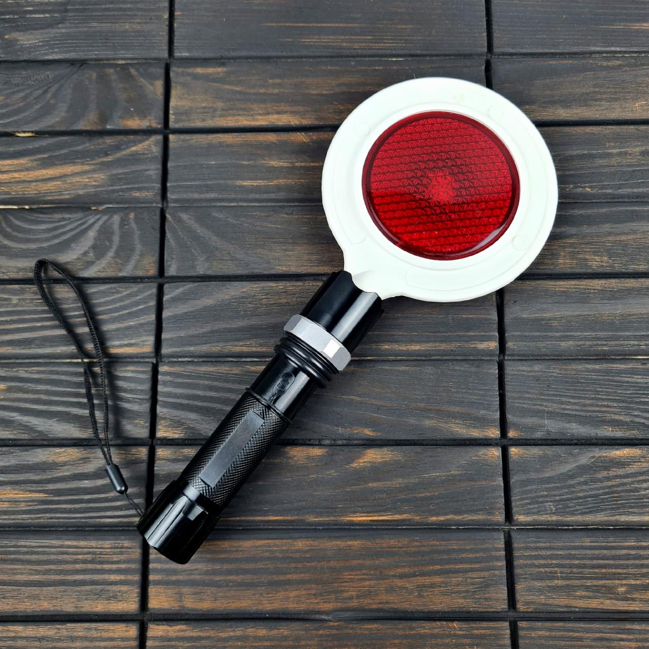 Жезл полицейский для регулирования дорожного движения с катафотом стробоскопом 30 см (2397054673) - фото 4 Жезл полицейский для регулирования дорожного движения с катафотом стробоскопом 30 см (2397054673) - фото 4