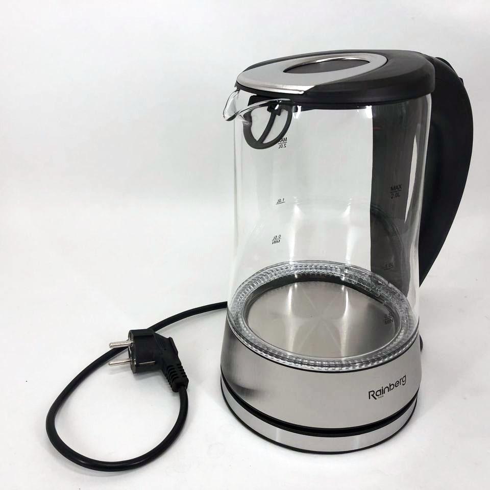 Электрочайник Rainberg RB-704 2200 Вт 2 л Черный (266175) - фото 9