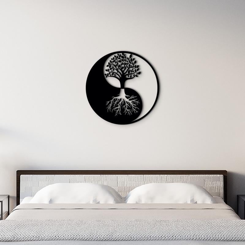 Декоративное панно Дерево из дерева 50х50 см (0026 50 и 50)