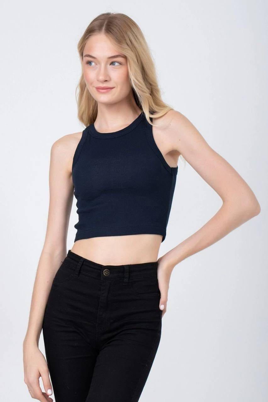 Набор кроп-топов для девочки-подростка в рубчике BAYKAR р. 6 158-164 см 11-12 лет 3 шт. (4105-02)