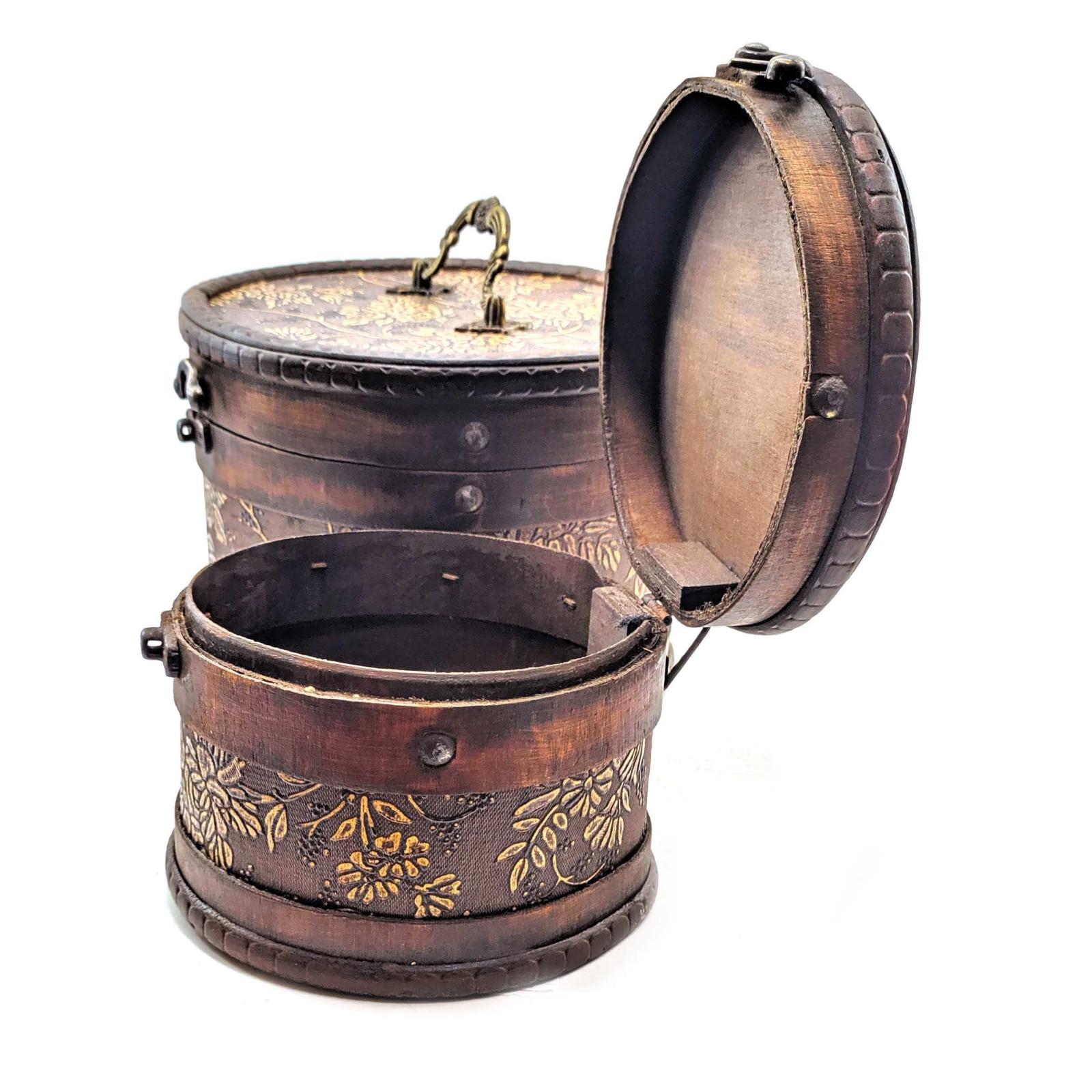 Ящики круглые деревянные 2 шт.