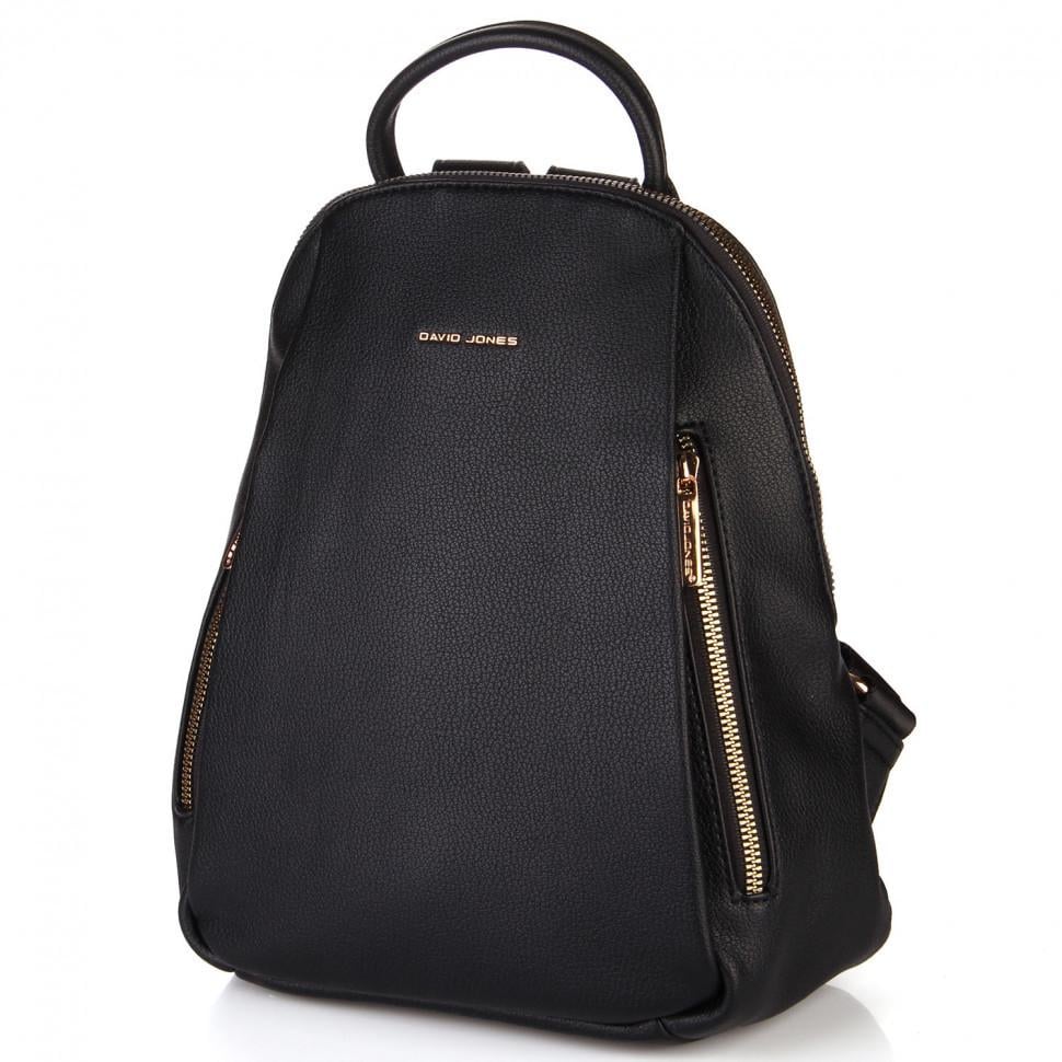 Рюкзак жіночий David Jones екошкіра Чорний (CH7112 black)