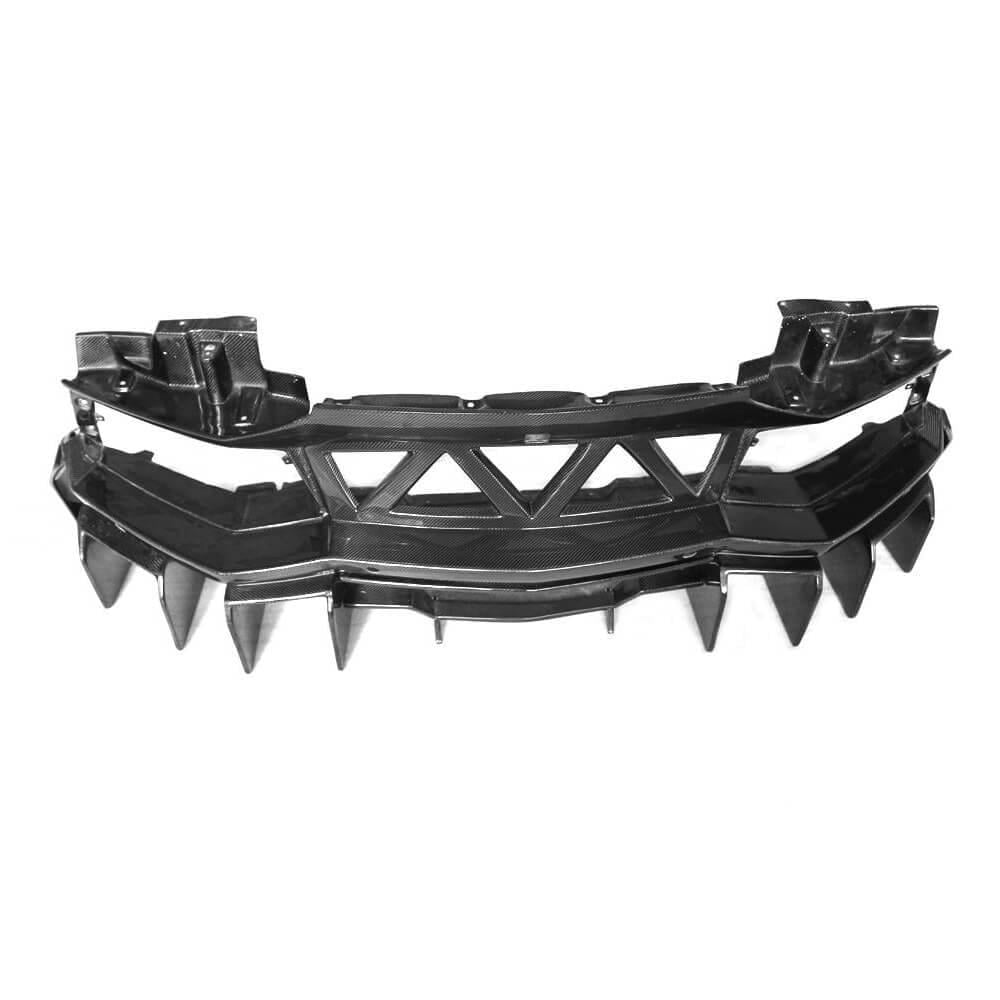 Накладка на задний бампер DDCarbon для Lamborghini Aventador натуральный карбон (138349)