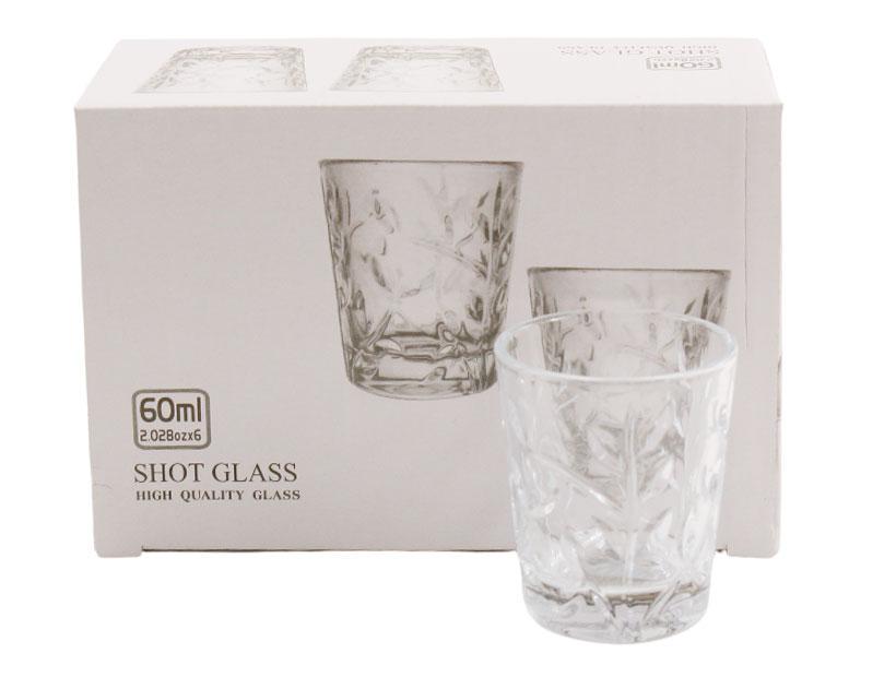 Набор рюмок Ristal низких стеклянных 60 мл 6 шт.