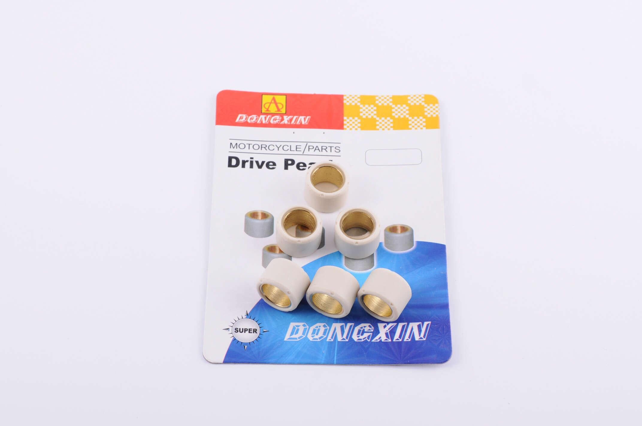 Ролики вариатора DONGXIN для Suzuki 17х12 мм 5,0 г Белый (R-541)