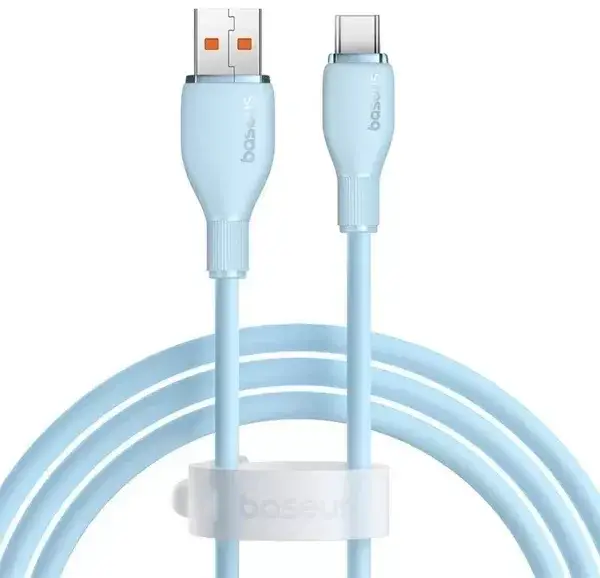 Кабель BASEUS Pudding Series Fast Charging Cable USB to Type-C P10355703311-01 100W 2 м Blue