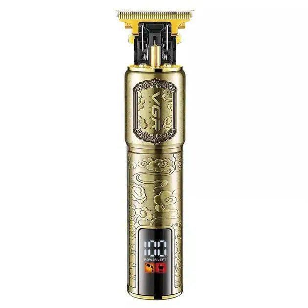 Тример для стрижки бороди та вусів VGR-073 USB акумуляторний 4 насадки (17789758)