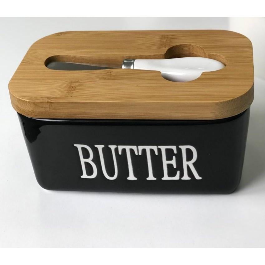 Масленка керамическая Olens O8030-144 с ножом Butter (1816315485)
