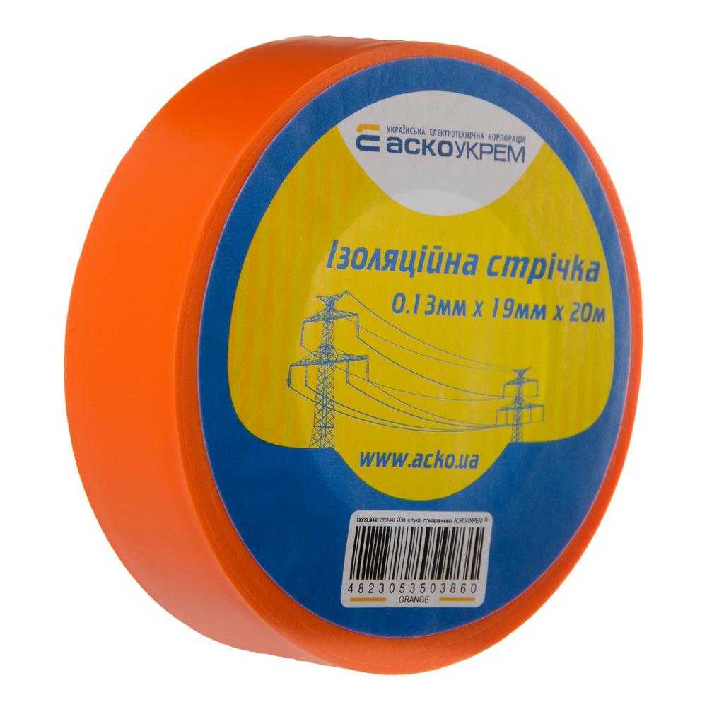Изолента АСКО-УКРЕМ 0,13х19 мм/20 м Оранжевый (28680778) Изолента АСКО-УКРЕМ 0,13х19 мм/20 м Оранжевый (28680778)