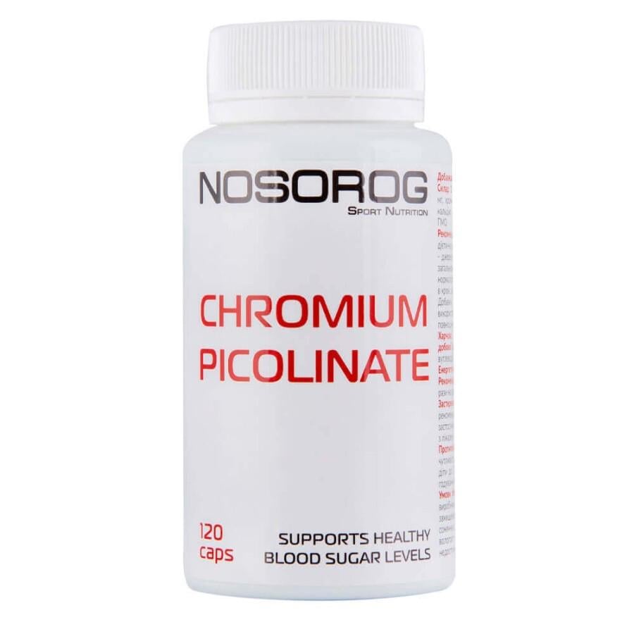 Пиколинат хрома Nosorog Nutrition Chromium Picolinate 120 капс.