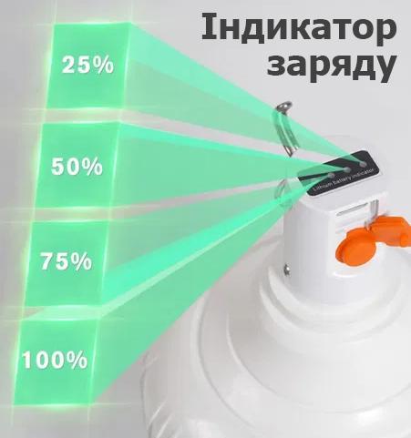 Лампа LED Martec USB аккумуляторная с индикатором заряда 150 W 3600 mAh (12910236) - фото 7