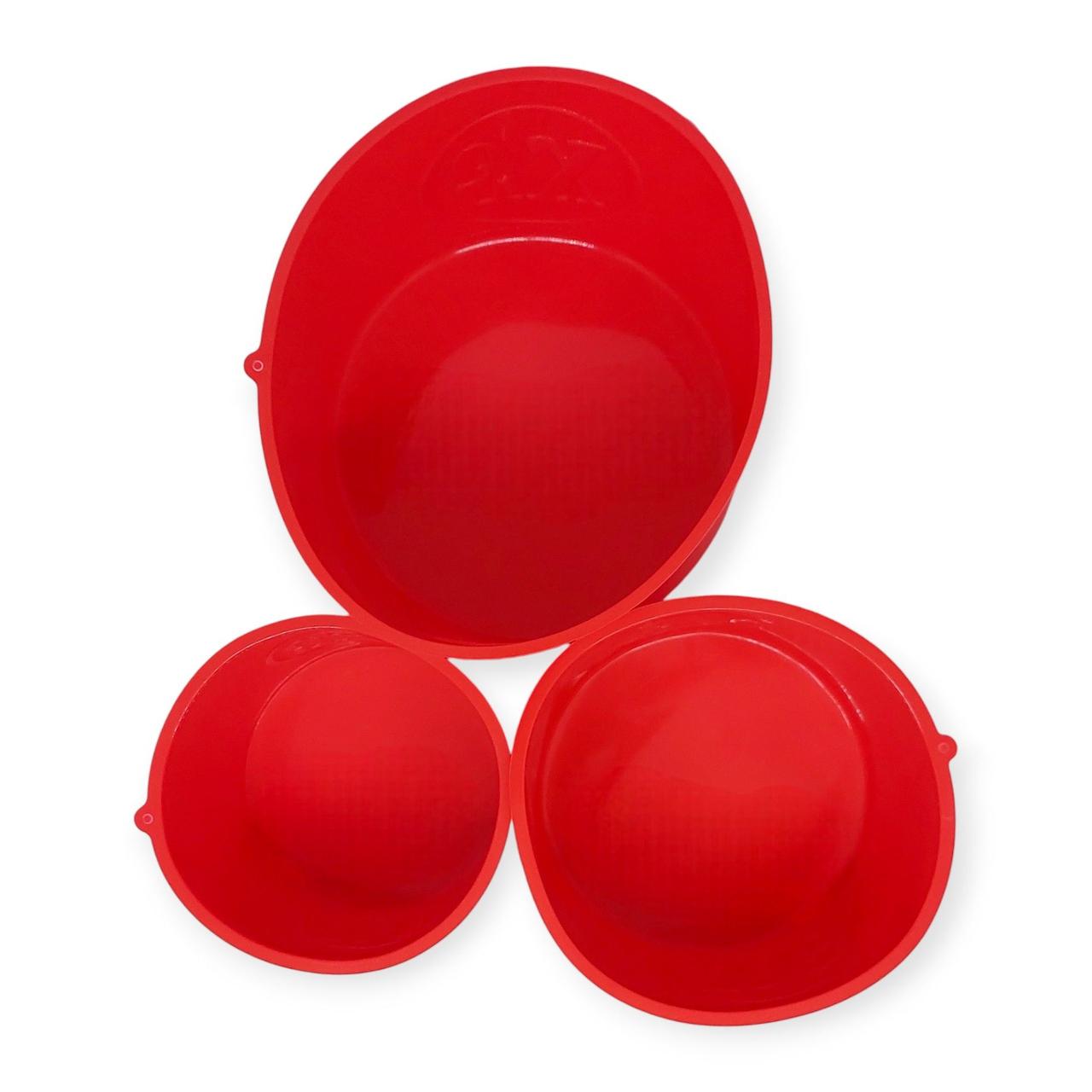 Набор форм для ремней MagicKitchen силиконовые 3 шт. Красный (203763-чер) - фото 3 Набор форм для ремней MagicKitchen силиконовые 3 шт. Красный (203763-чер) - фото 3