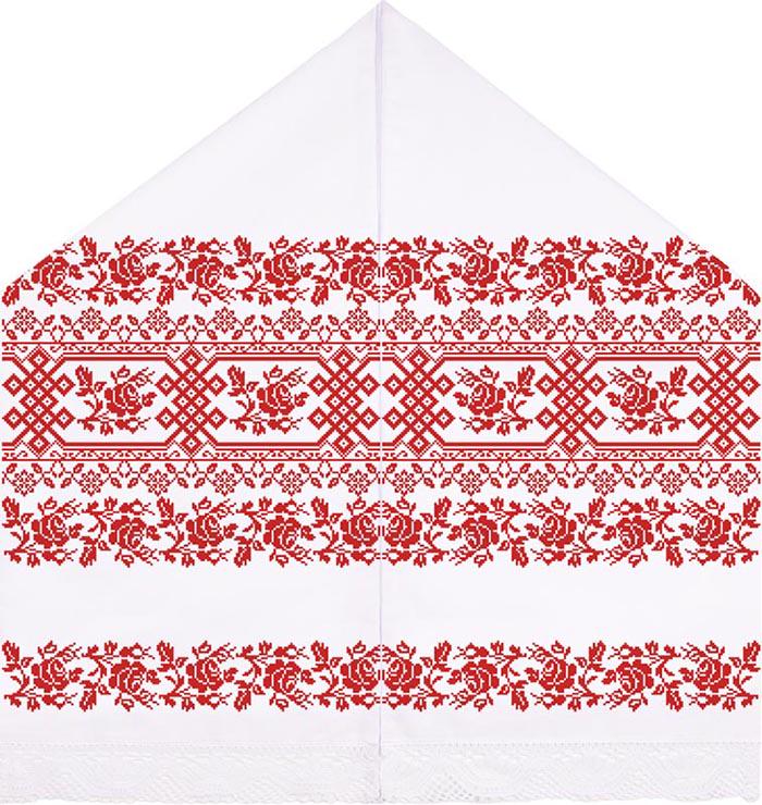 Схема Рушник под Каравай для вышивки бисером и нитями на атласной ткани (ТР140ан4599)