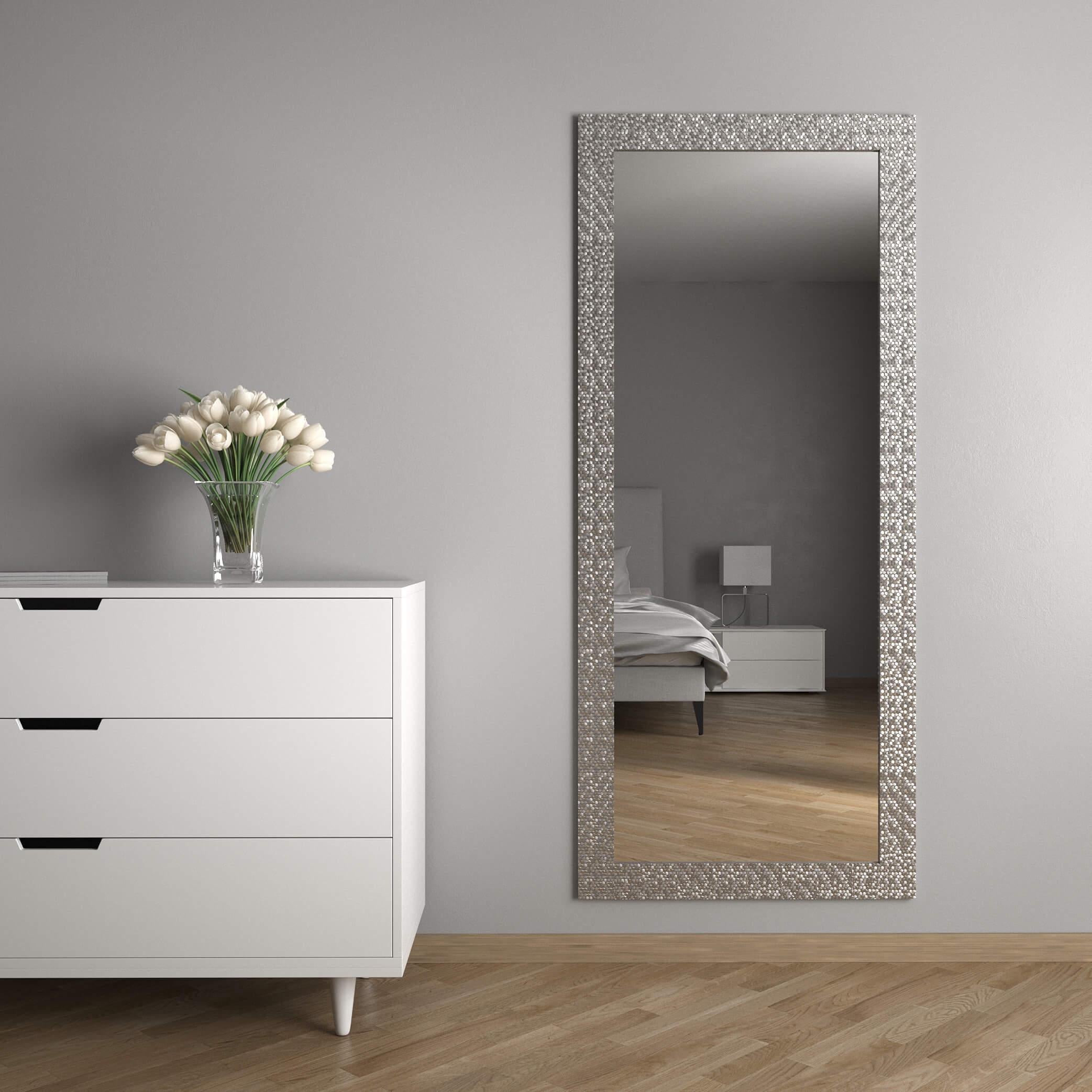 Зеркало настенное Black Mirror в полный рост 186х86 см Серебристый (8518А-420) Зеркало настенное Black Mirror в полный рост 186х86 см Серебристый (8518А-420)