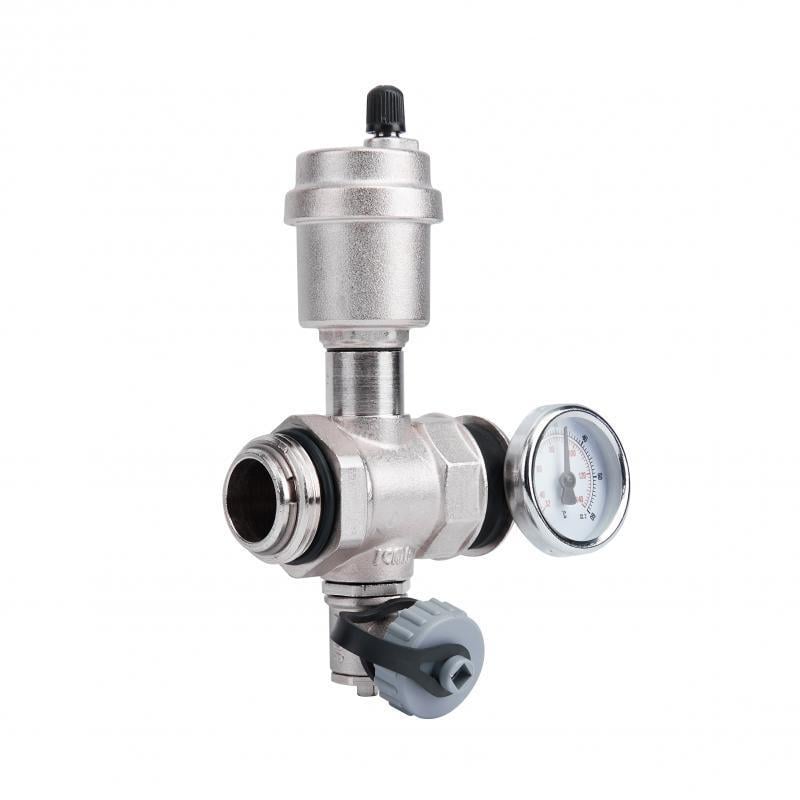 Сливная группа ICMA №205 1" с отводом воздуха и термометром (SD00008526) Сливная группа ICMA №205 1" с отводом воздуха и термометром (SD00008526)