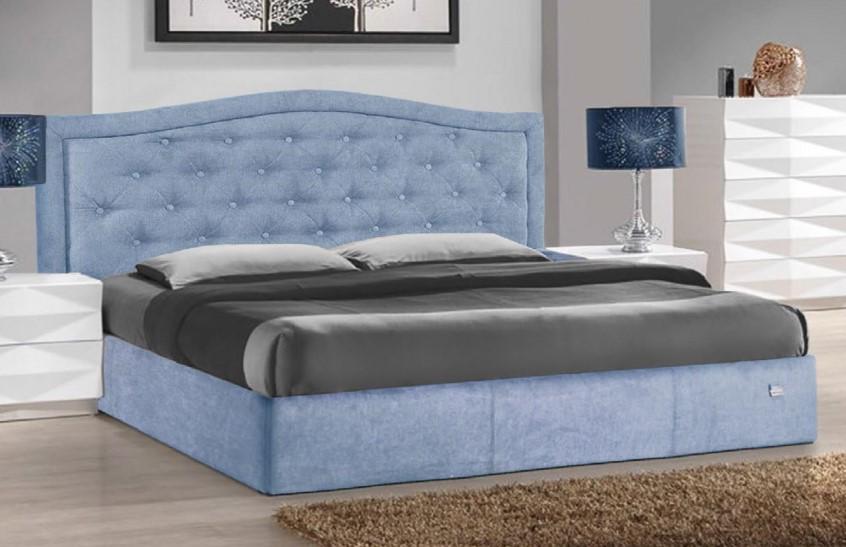 Кровать двуспальная Scarlett Standart Jeans 160х200 см Синий