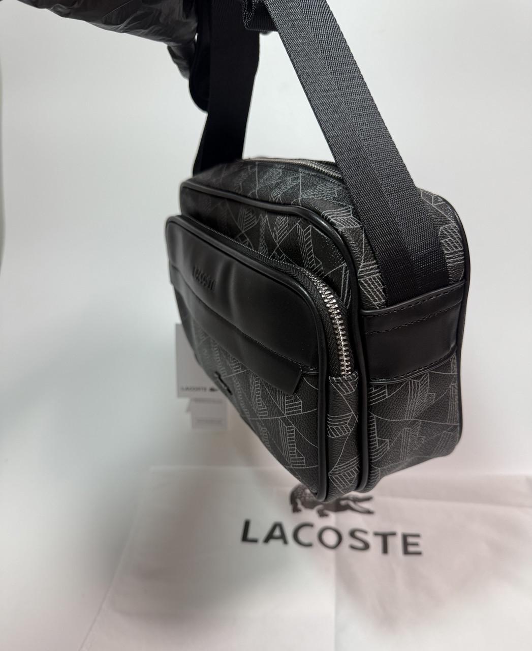 Мужская сумка через плечо Lacoste Черный (2792177068) - фото 4 Мужская сумка через плечо Lacoste Черный (2792177068) - фото 4