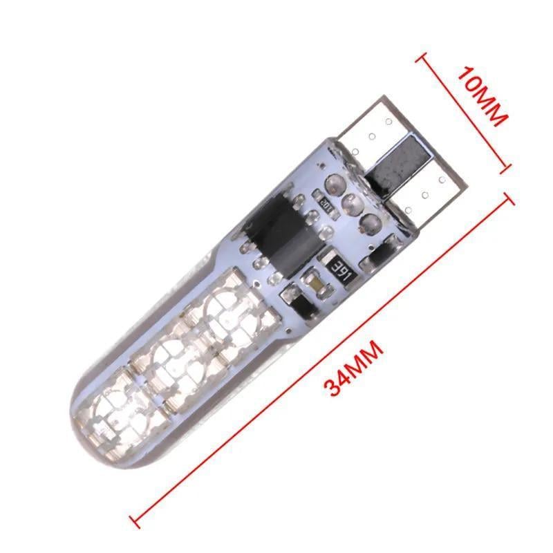 Автомобільні лампи світлодіодні Global Solution 12V T10 5050 6SMD з пультом 2 шт. Різнокольоровий (2268028616) - фото 8 Автомобільні лампи світлодіодні Global Solution 12V T10 5050 6SMD з пультом 2 шт. Різнокольоровий (2268028616) - фото 8