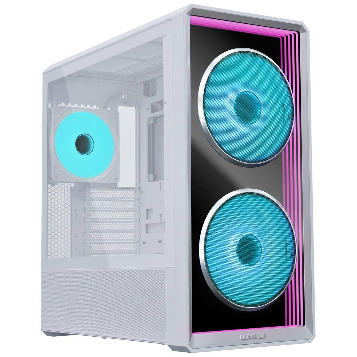 Корпус для ПК Lian Li Lancool 217 INF Midi-Tower no PSU E-ATX/ATX/MicroATX/Mini-ITX/EEB ARGB White (G99.LAN217INFW.00)