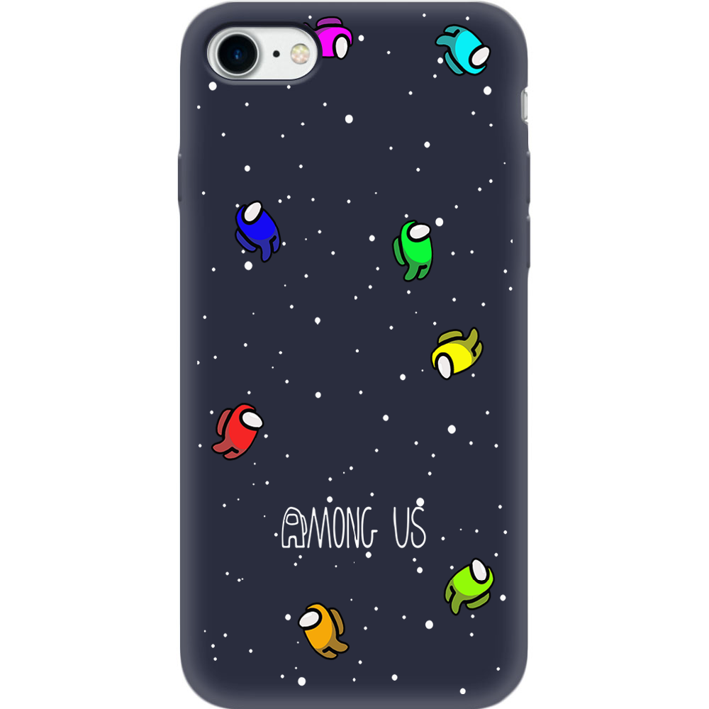 Чехол BoxFace Apple iPhone 7/8 SE  2020 Among Us Invisible Синий силикон (26205-bk76-35448)