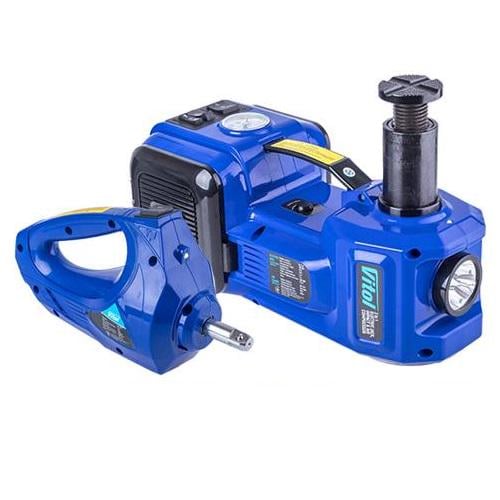 Домкрат электрогидравлический 3в1 2 т + компрессор 12 В 10 А 35 л/мин + гайковерт 12 В 480 Nm (00000052954)